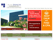 Tablet Screenshot of alanspencercpa.com